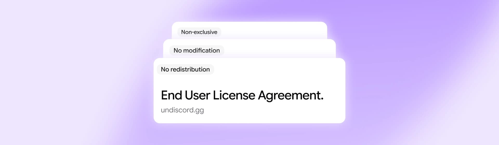 Undiscord license illustration