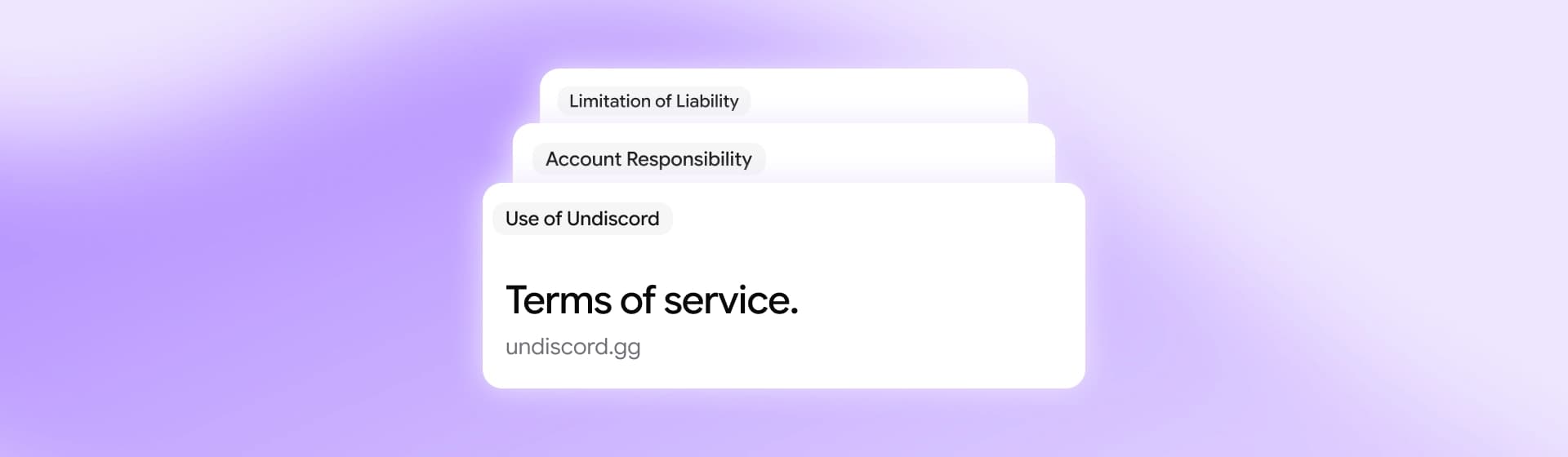 Undiscord terms illustration